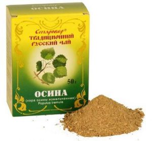 порошок коры дерева